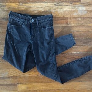 Express Women's Dark Wash Skinny Jeans